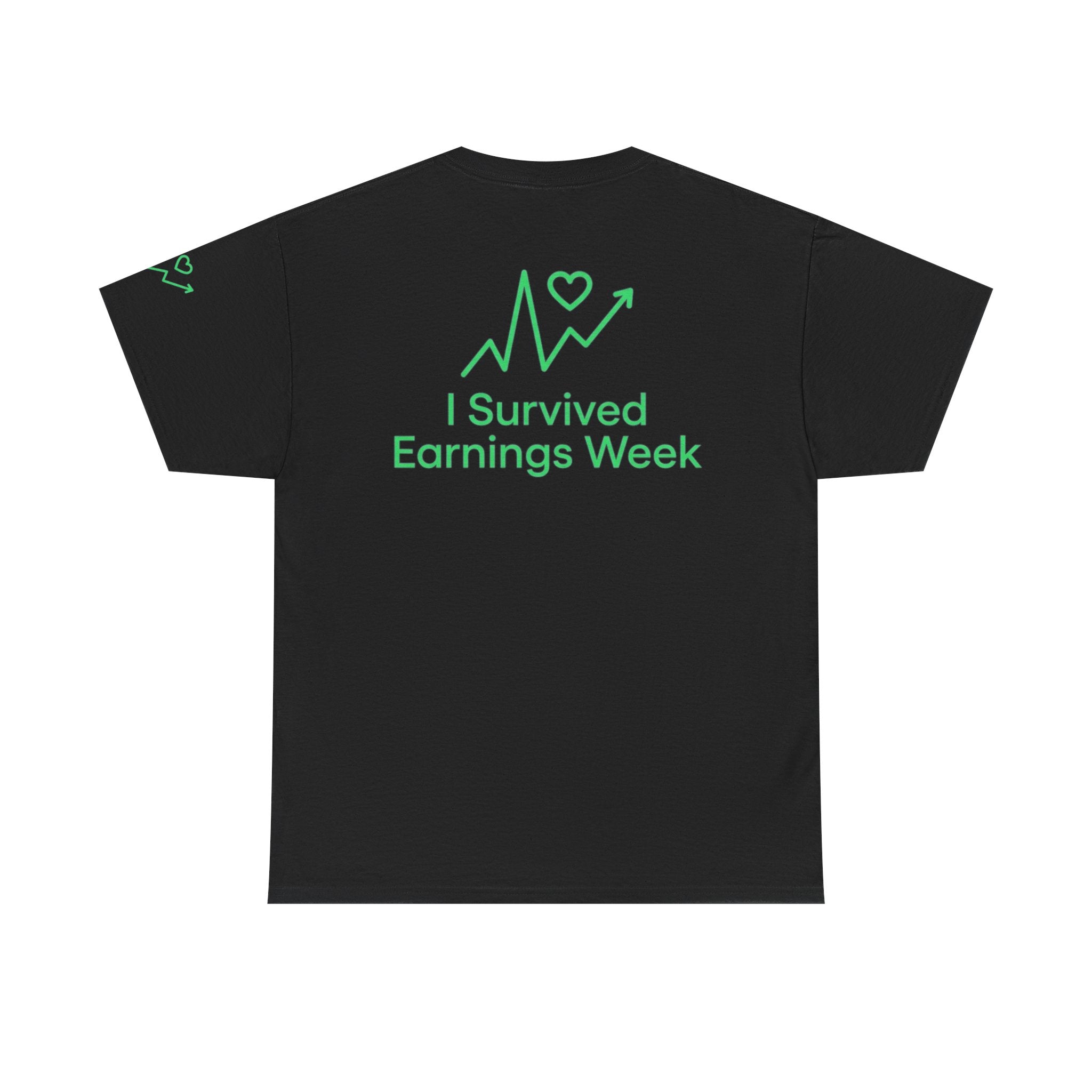 "I Survived Earnings Week" Premium Graphic Tee