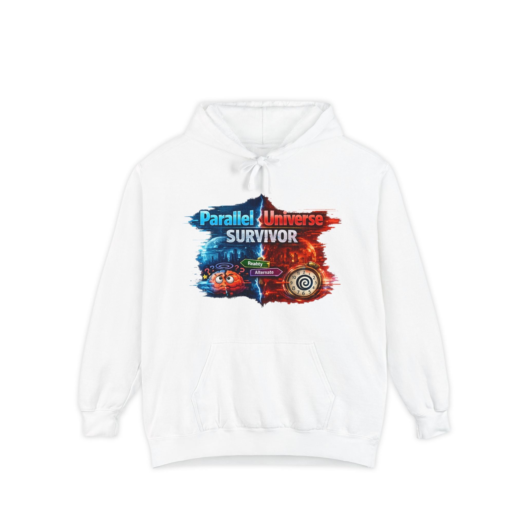 I Survived the Other Timeline | Garment-Dyed Hoodie — AttitudeShirts