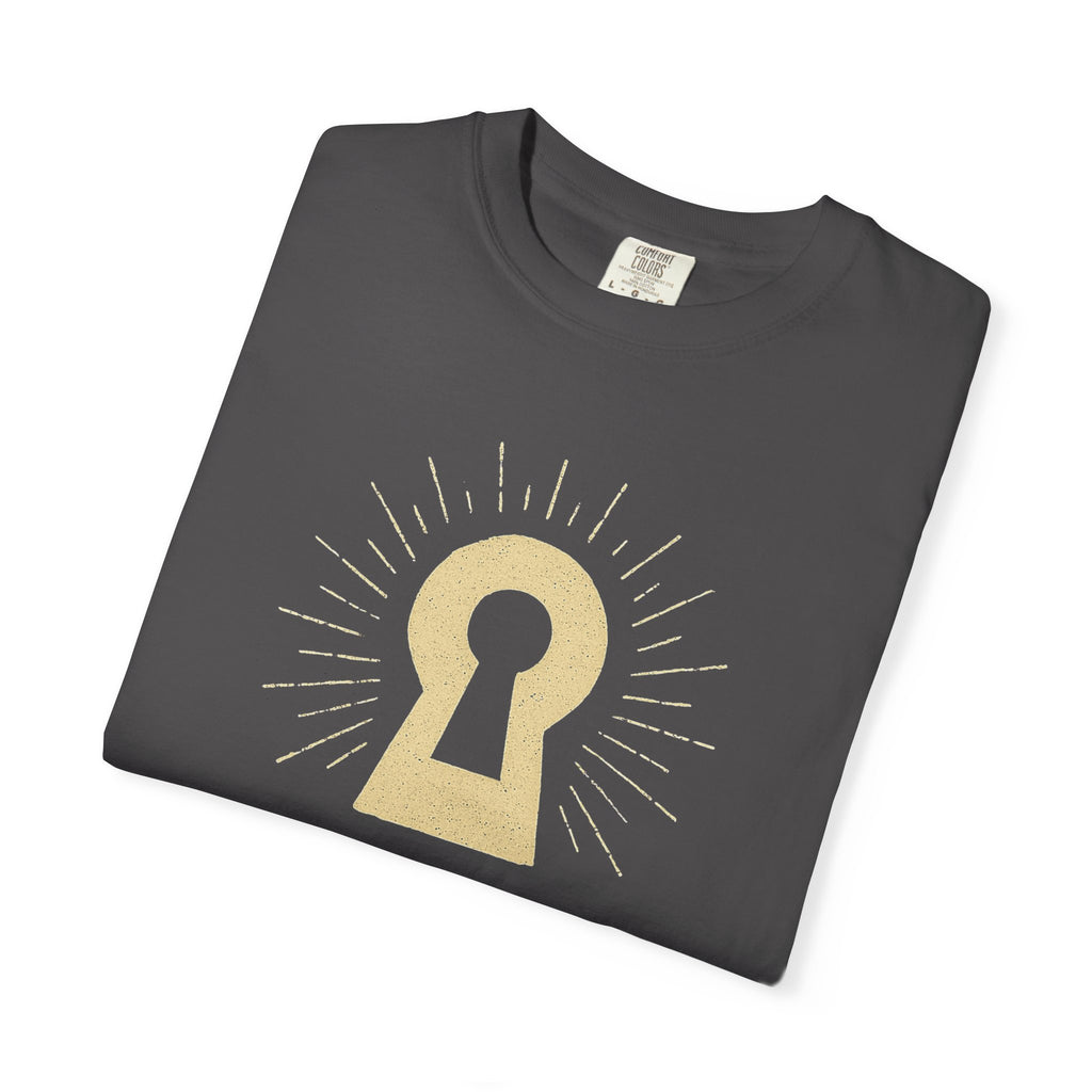 "Celestial Room Escape Artist" Unisex Garment-Dyed T-shirt
