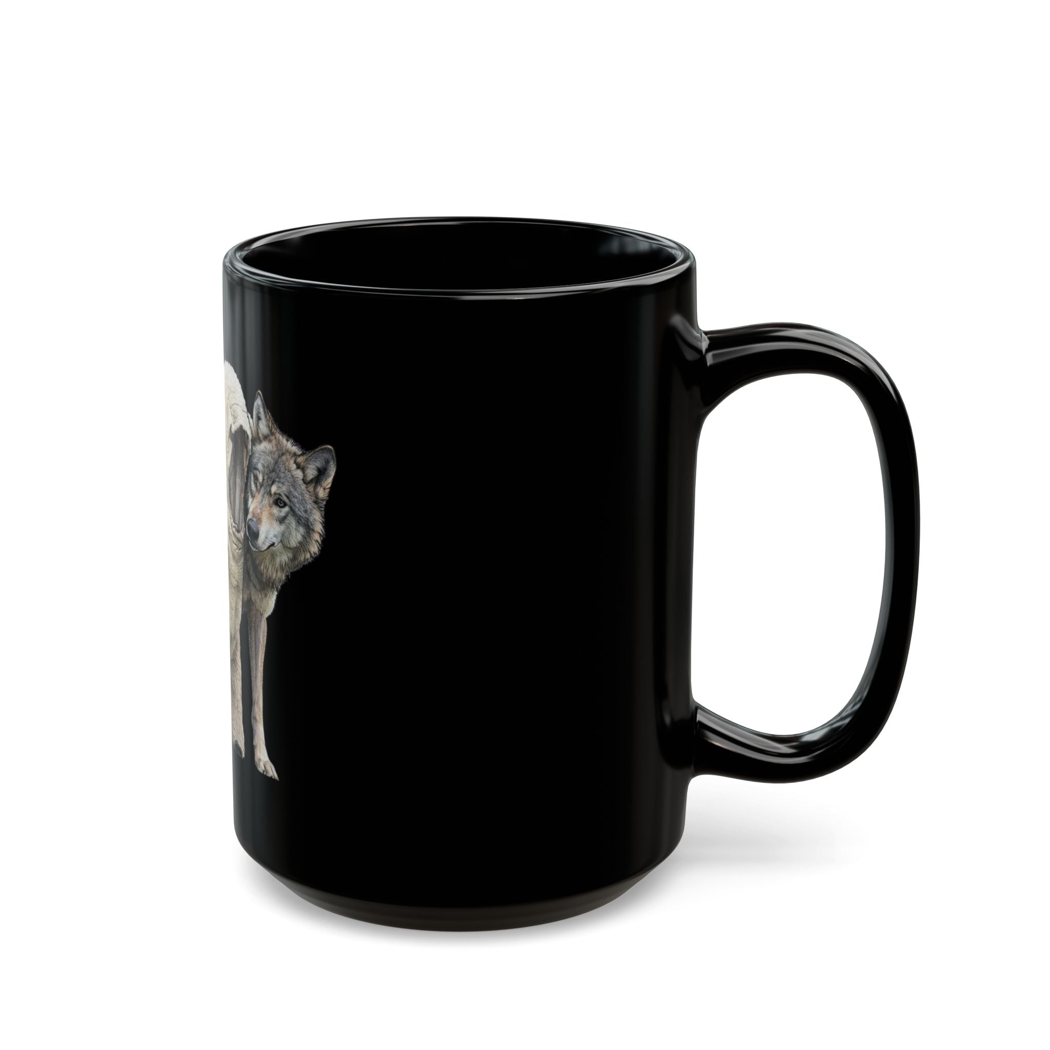 "Civilization Tolerated Religion" Black Ceramic Mug