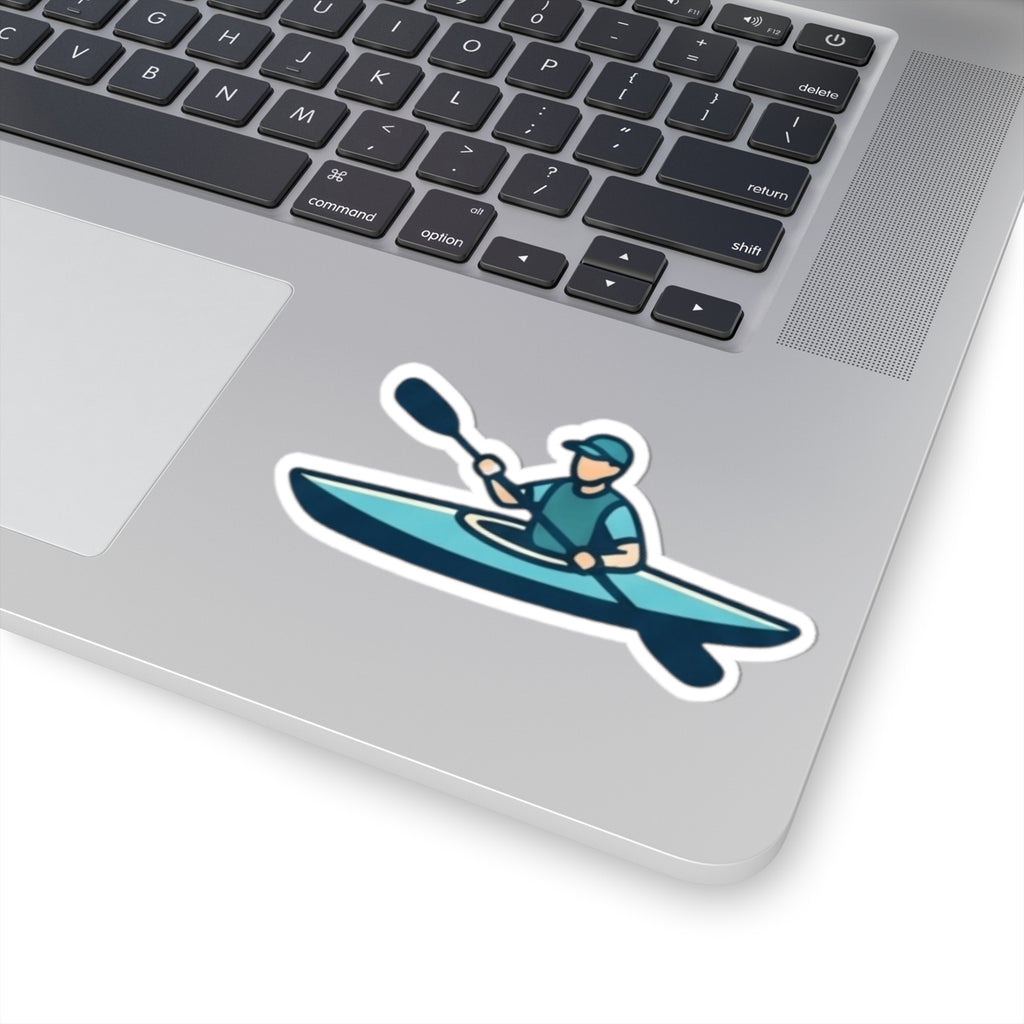 "Mountain Lake Kayak" Sticker