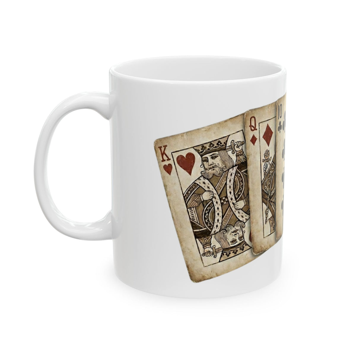 "Strip Poker Professional" White Ceramic Mug — Graphic