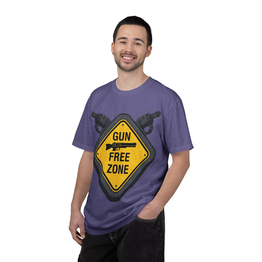 "Gun Free Zone (Heavy Metal Edition)" Unisex Garment-Dyed T-shirt