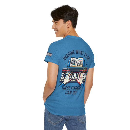"Imagine What Else These Fingers Can Do" Premium Graphic Tee