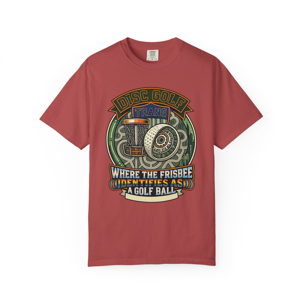 Color: Crimson | Trans Golf Unisex Garment-Dyed T-shirt