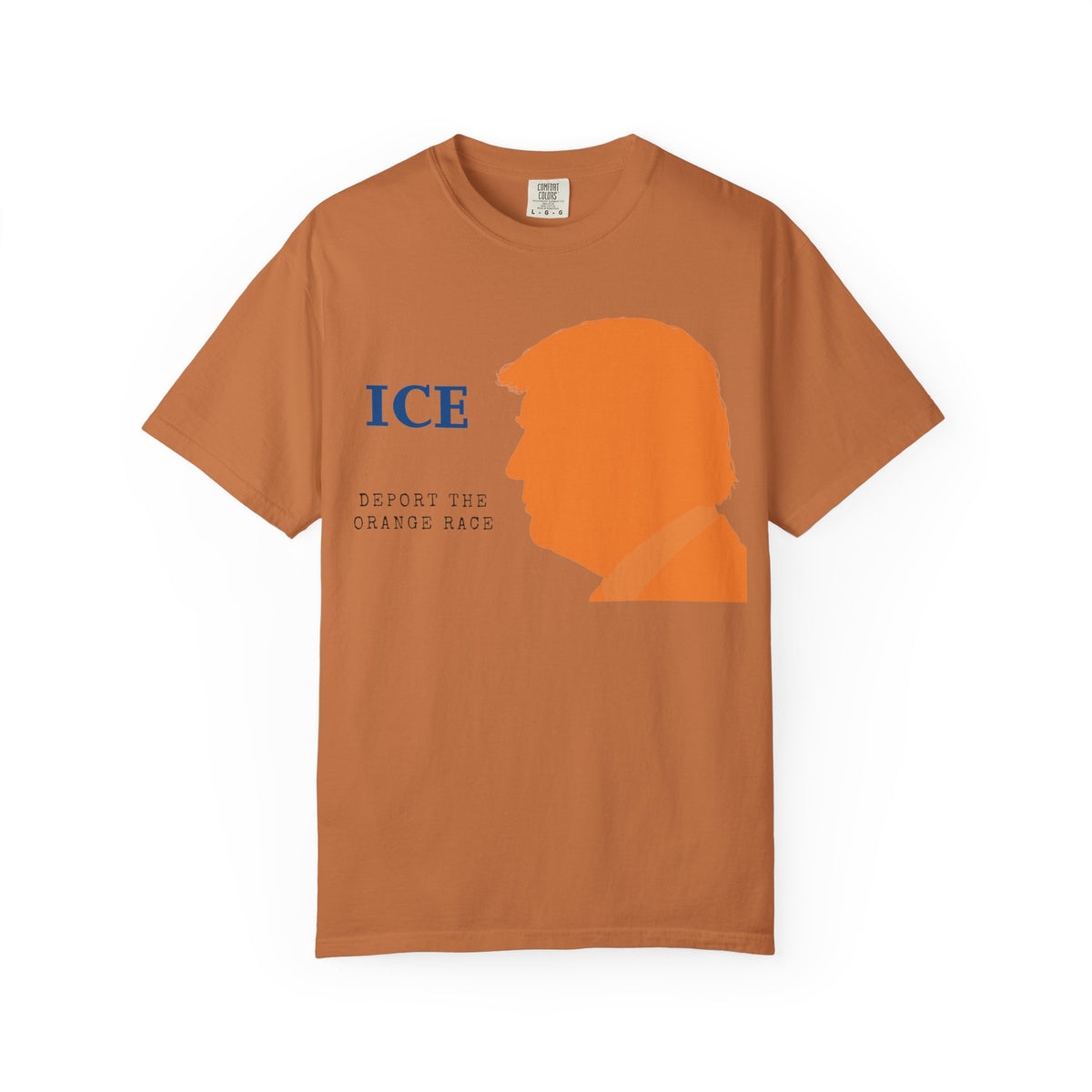 Color: Yam | Deport the Orange Race Unisex Garment-Dyed T-shirt