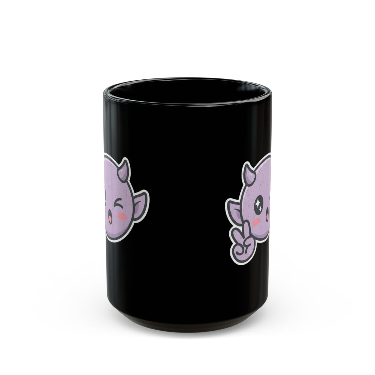 "Good Book Series He Called Them Out Of Me" Black Ceramic Mug — Graphic