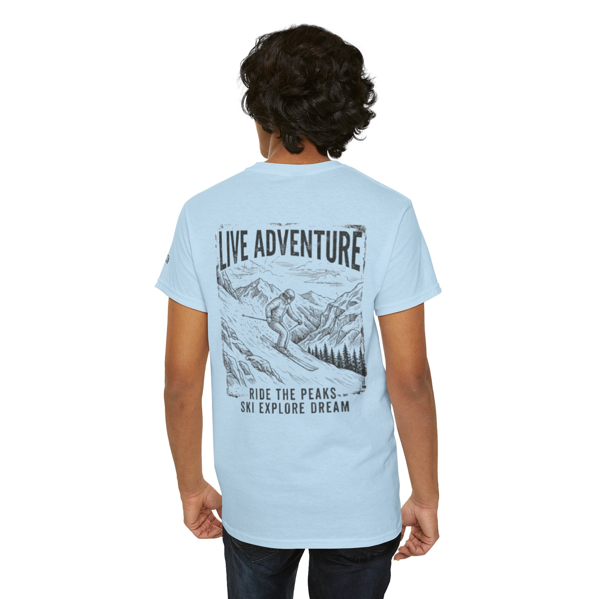 "Live Adventure - Ski" Premium Graphic Tee