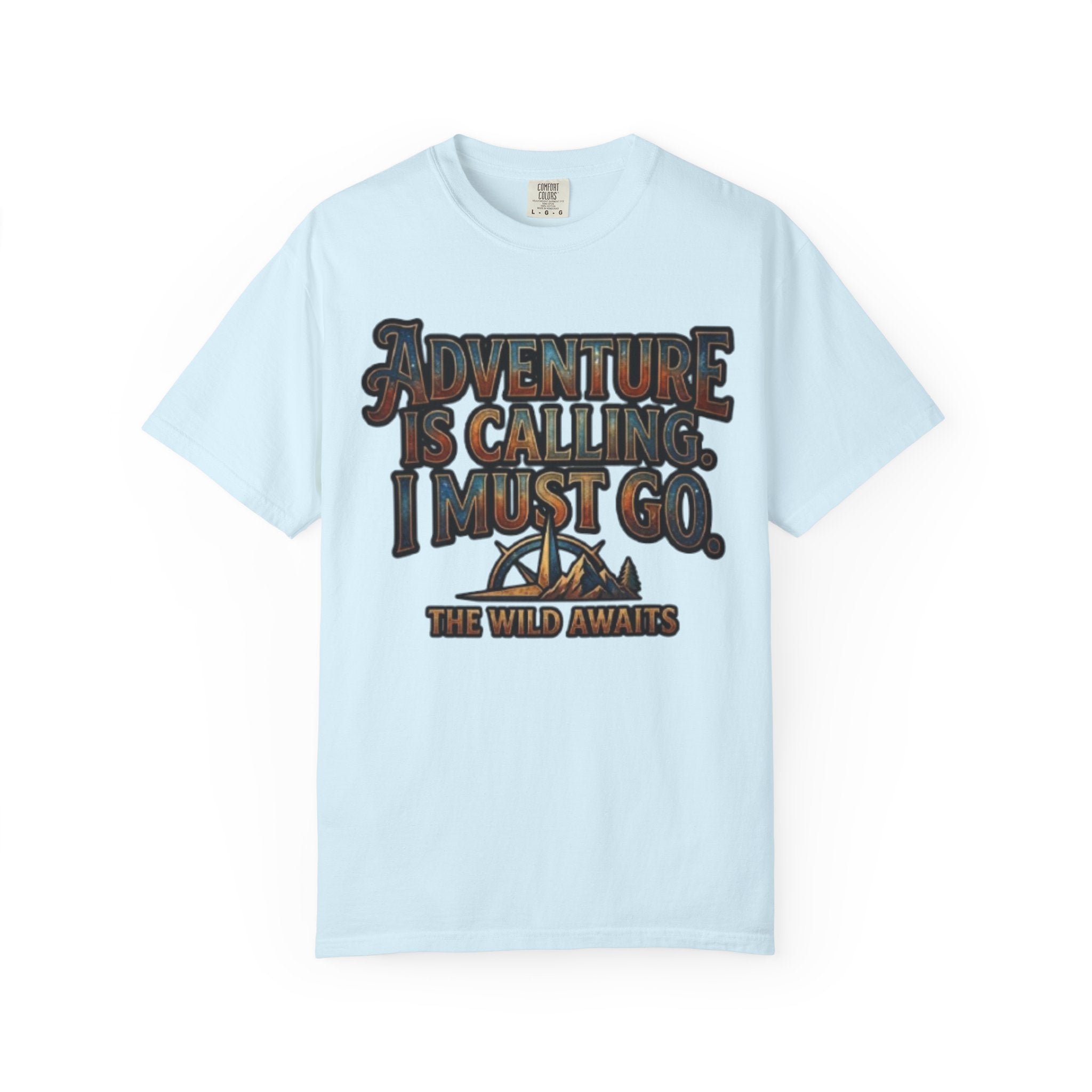 "Adventure is Calling" Unisex Garment-Dyed Tee