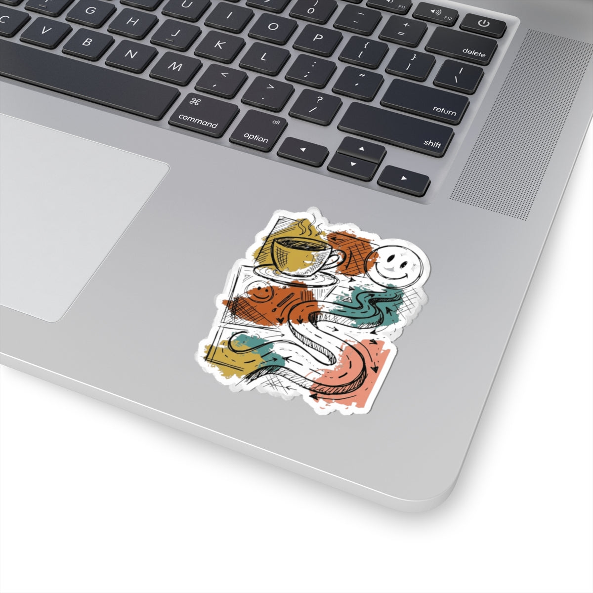 "Happy Coffee" Sticker — Main