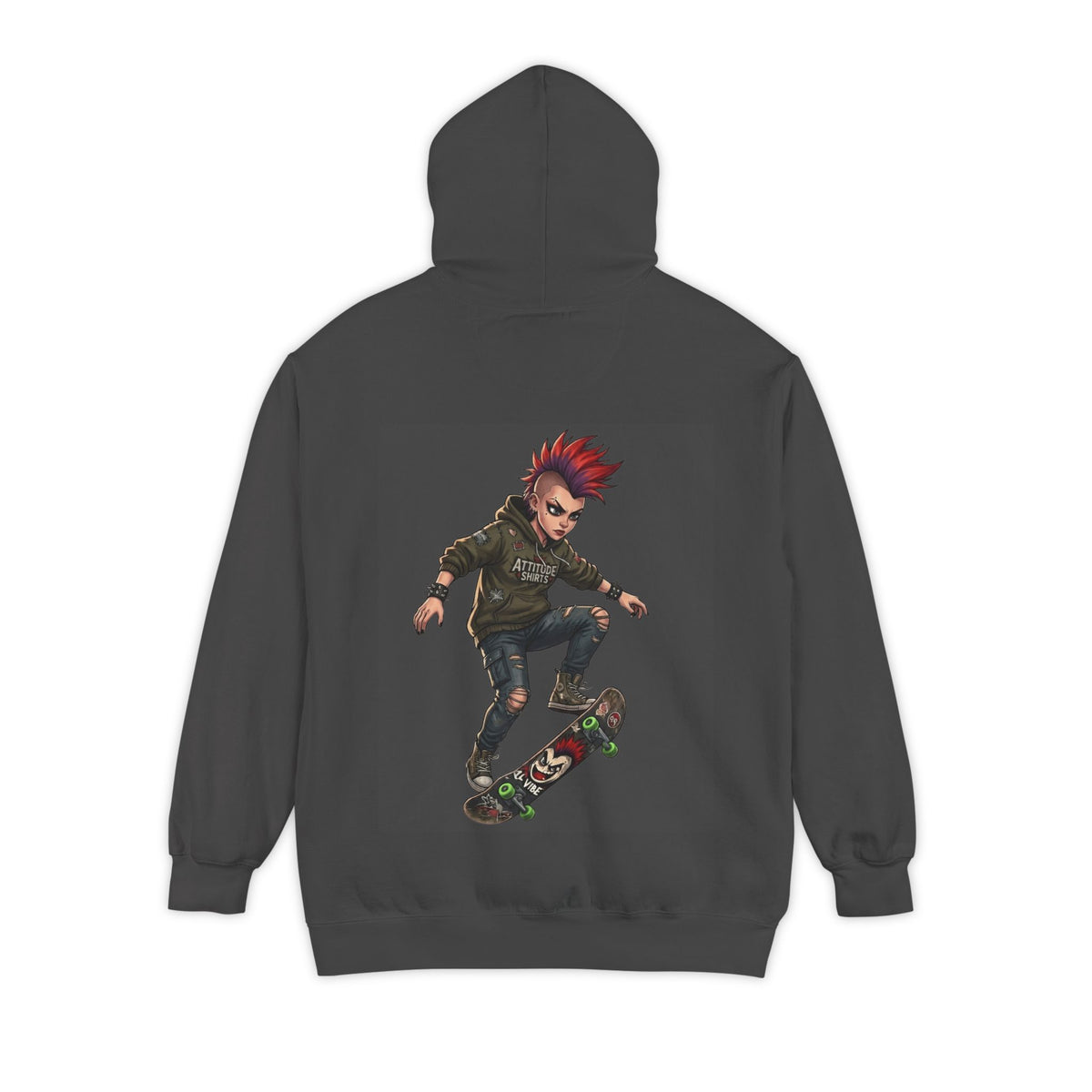 Color: Pepper | Riot Garment-Dyed Hoodie
