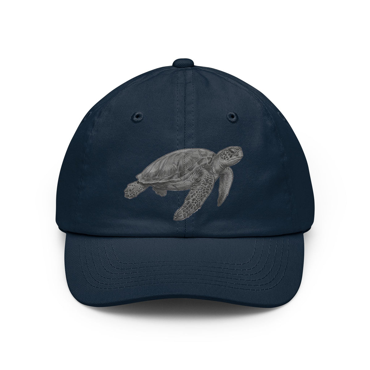 Color: Navy | Pencil Sketch Art Sea Turtle Dad Hat