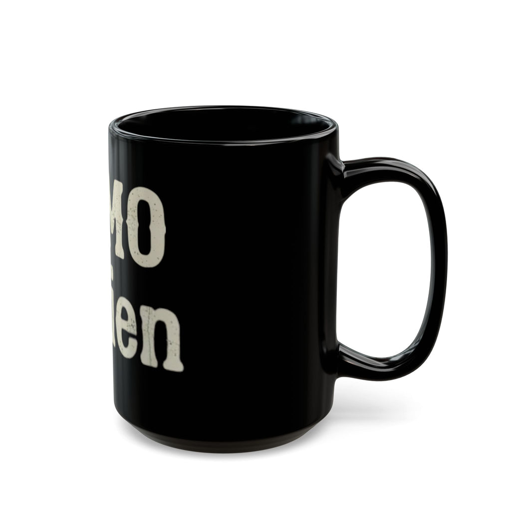 "Are You Calling Me a Homo-Sapien" Black Ceramic Mug — Graphic