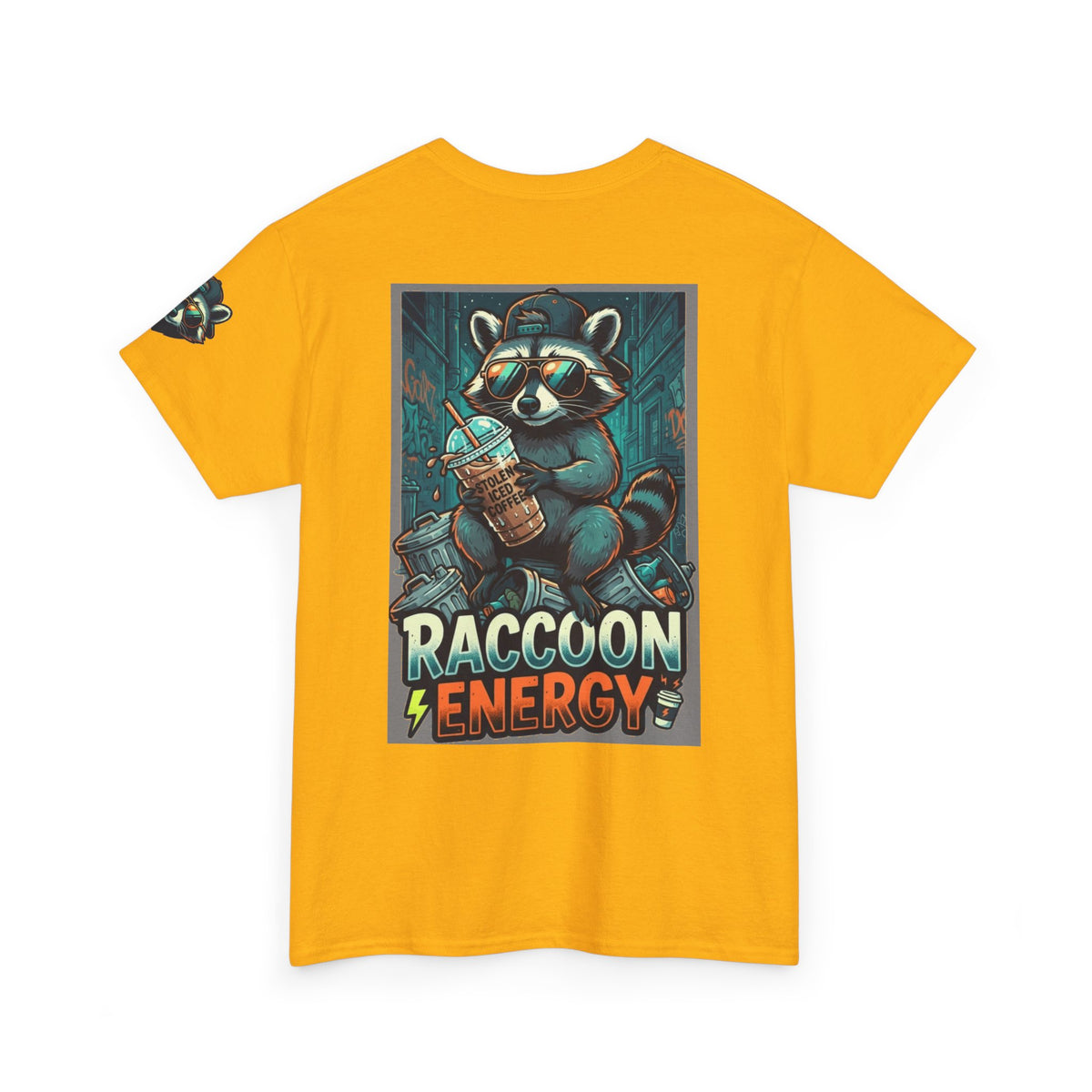 "Raccoon Energy" Premium Graphic Tee