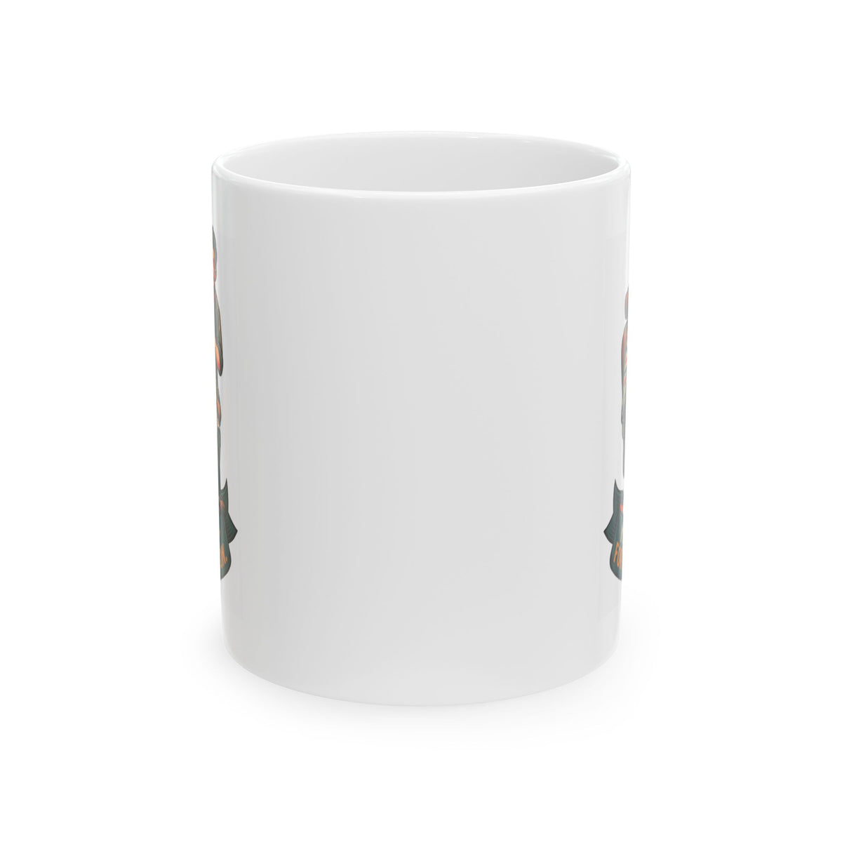 "Manscaped for the Full Moon" White Ceramic Mug
