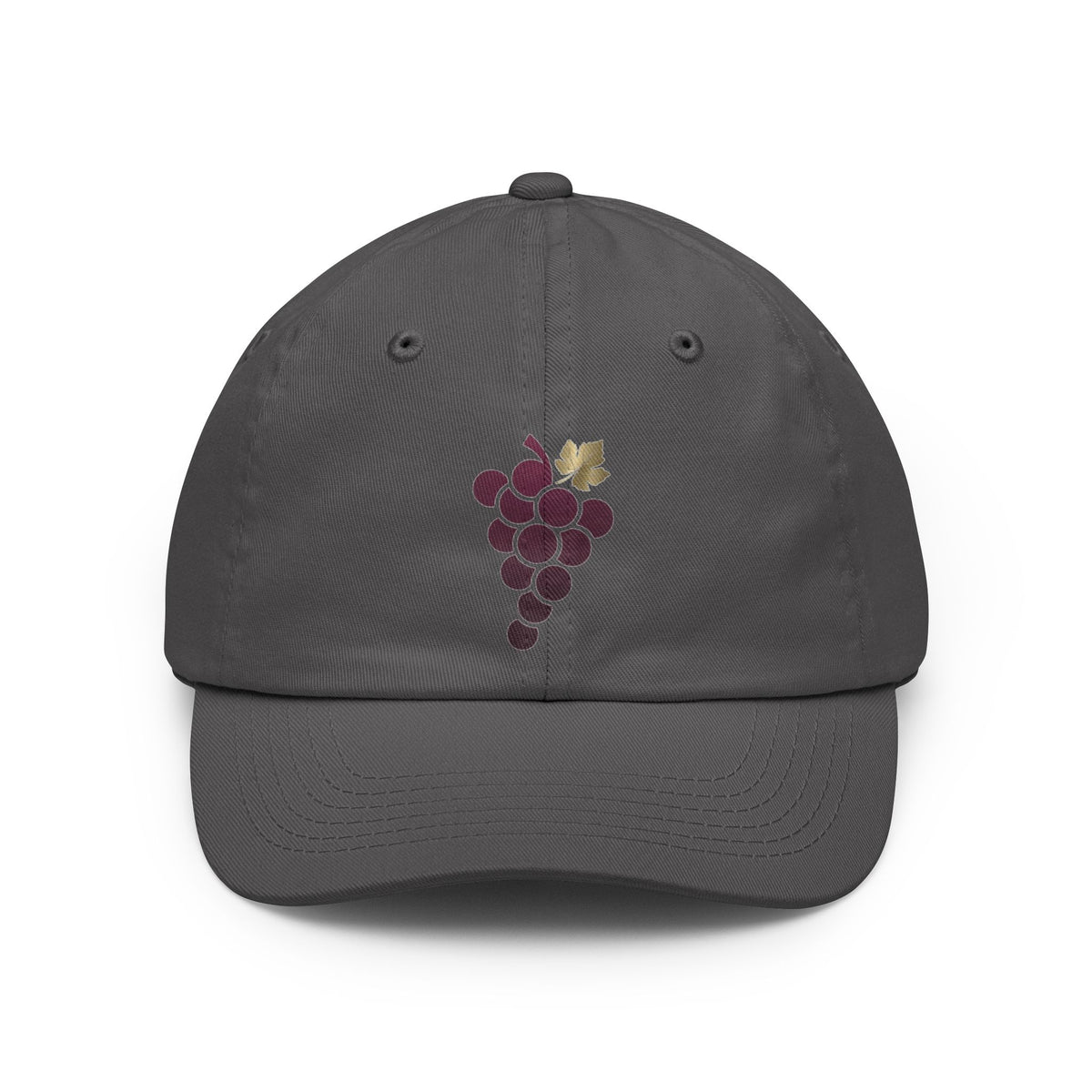 Color: Charcoal | Grateful for the Carbernet Dad Hat — Graphic