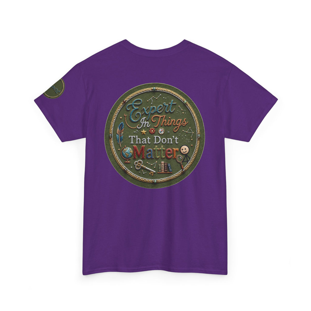 Color: Purple | Expert In Things That Don't Matter Premium Graphic Tee