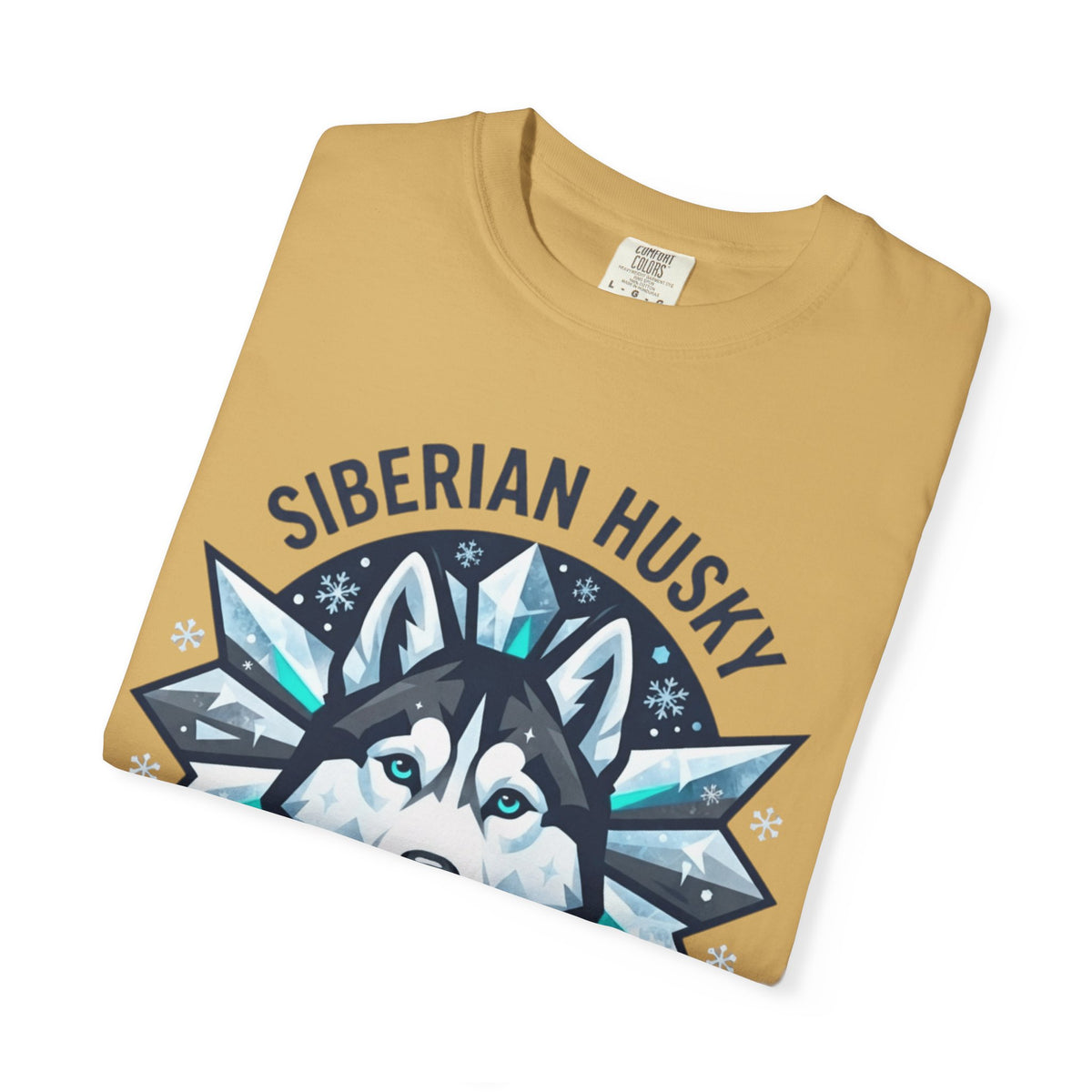 "Siberian Husky Loyal & Free" Unisex Garment-Dyed Tee