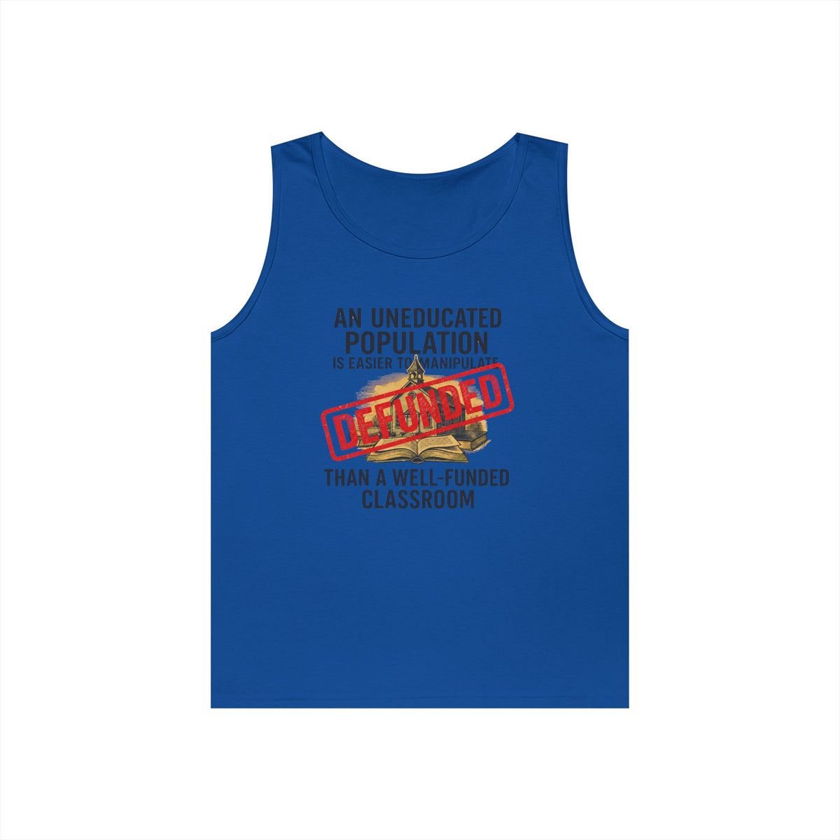 Color: Royal | Protest Series - Fund Public Schools Tank Top