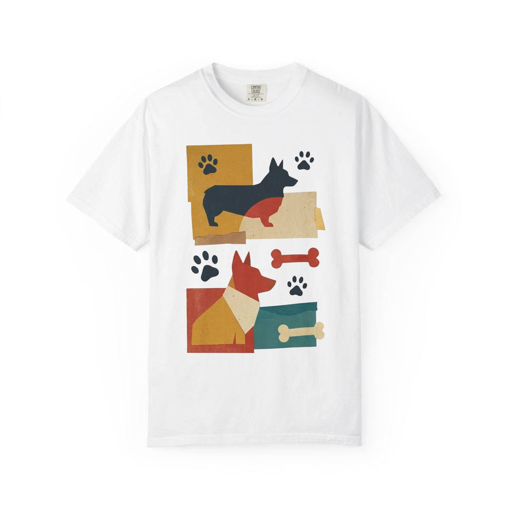 "Dogs and Bones" Unisex Garment-Dyed Tee