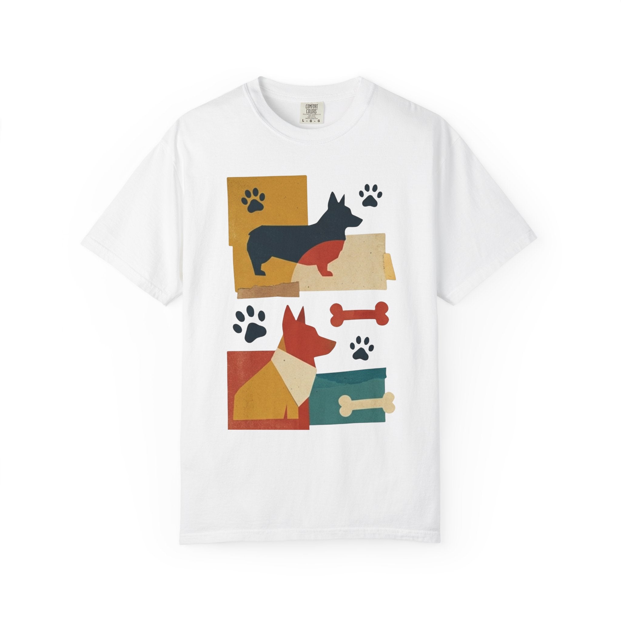 "Dogs and Bones" Unisex Garment-Dyed Tee
