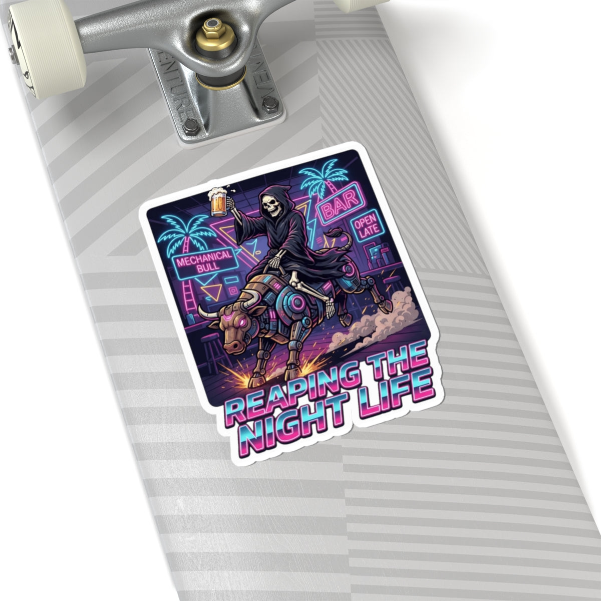 "Reaping the Night Life" Sticker — Main