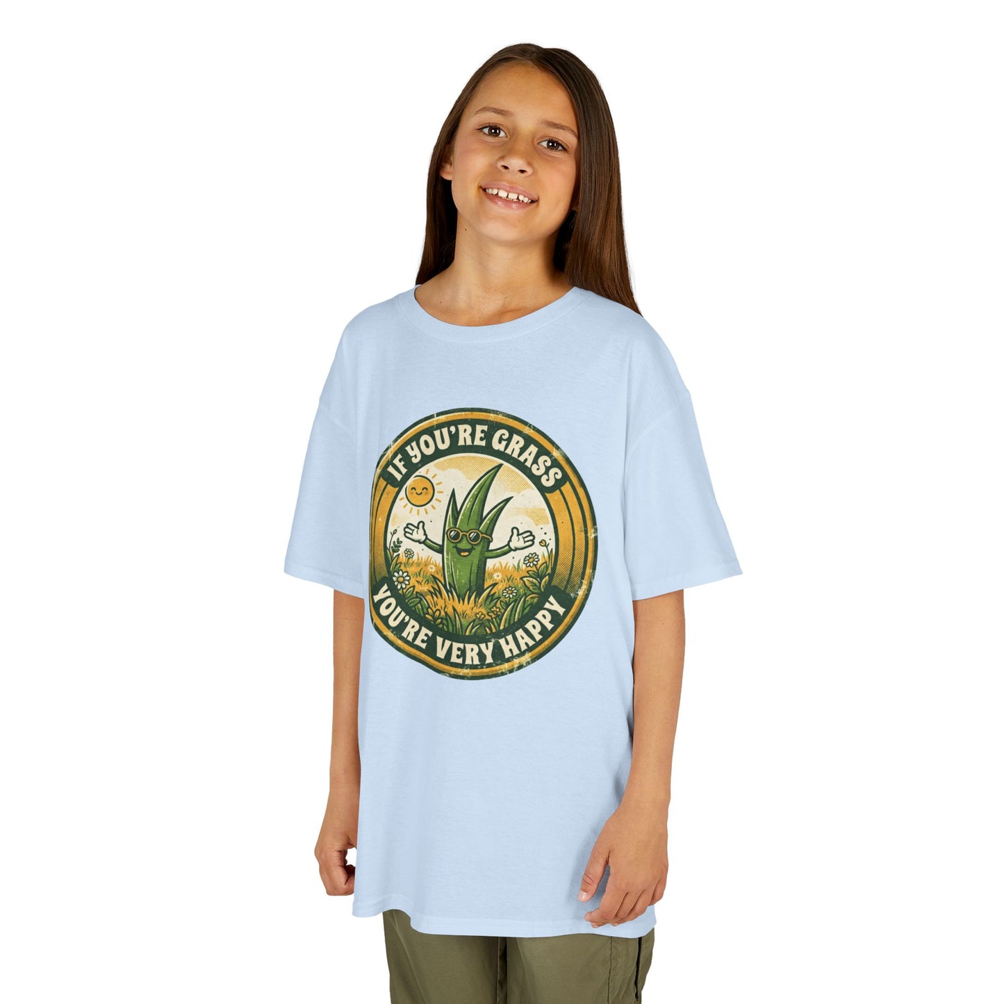 "If You're Grass You're Very Happy" Kids Tee