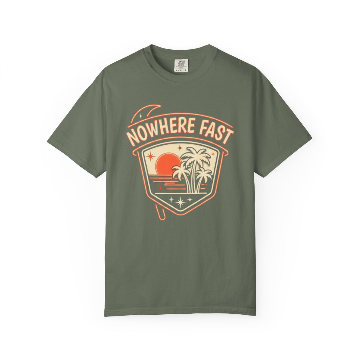 "Nowhere Fast" Unisex Garment-Dyed Tee