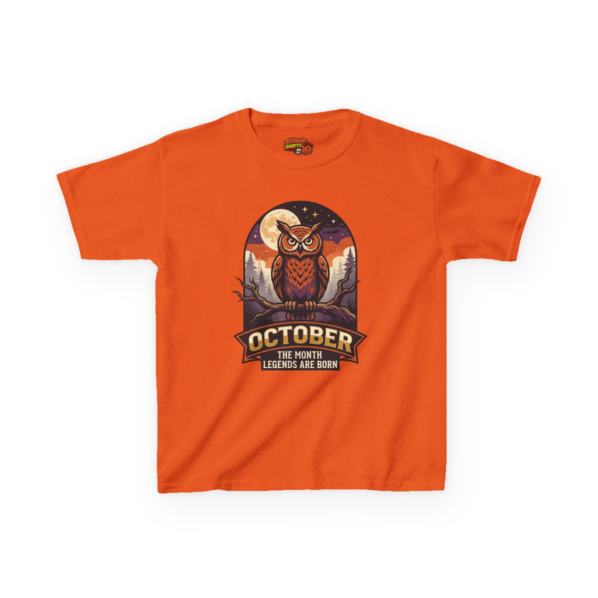 Color: Orange | October Legend Kids Tee
