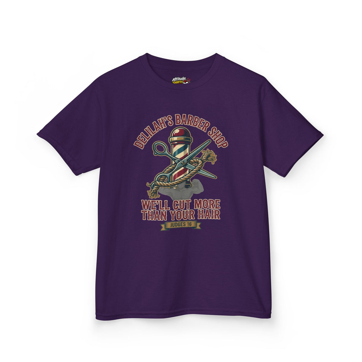 "Good Book Series Delilah's Barber Shop" Kids Tee