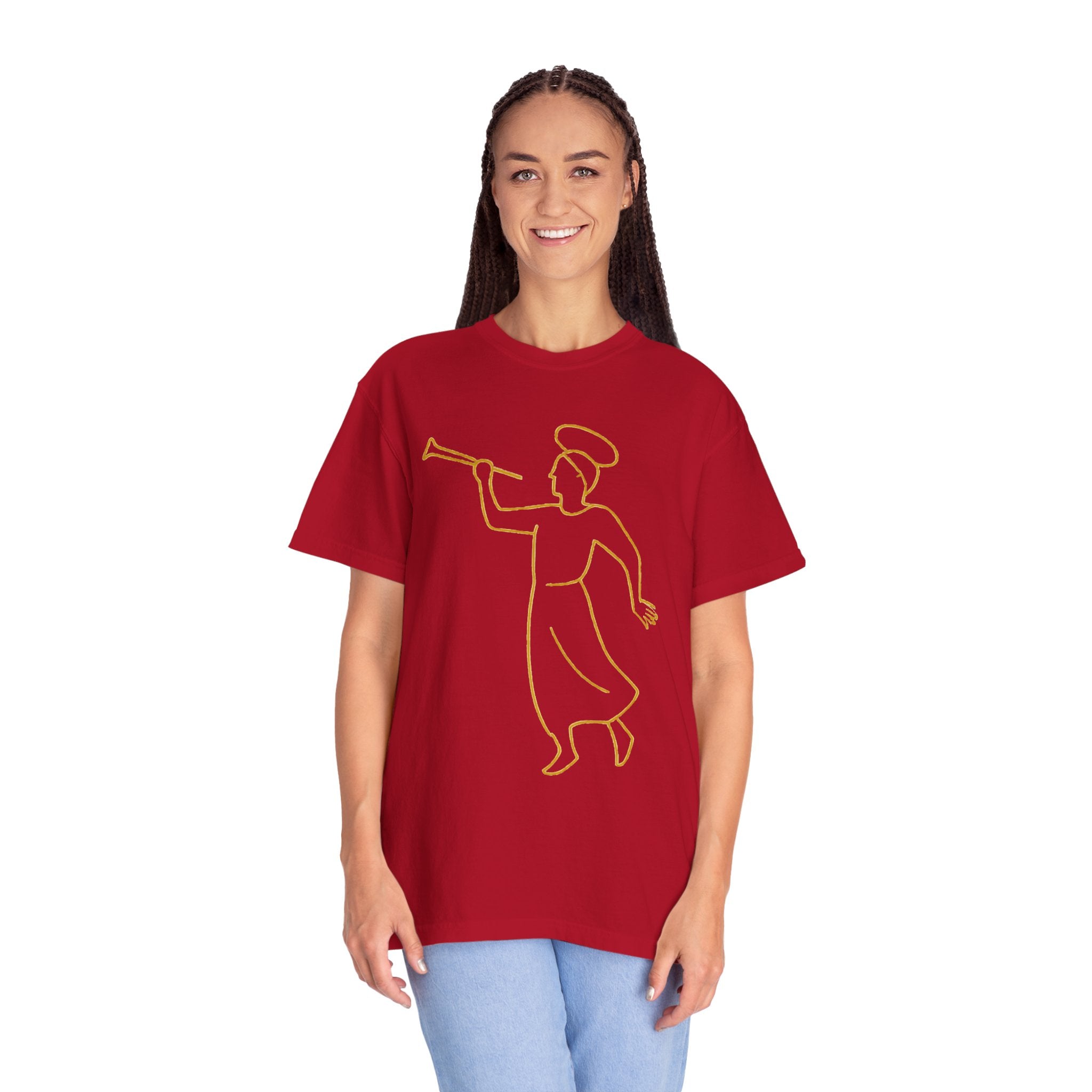 "Angel Moroni" Unisex Garment-Dyed T-shirt