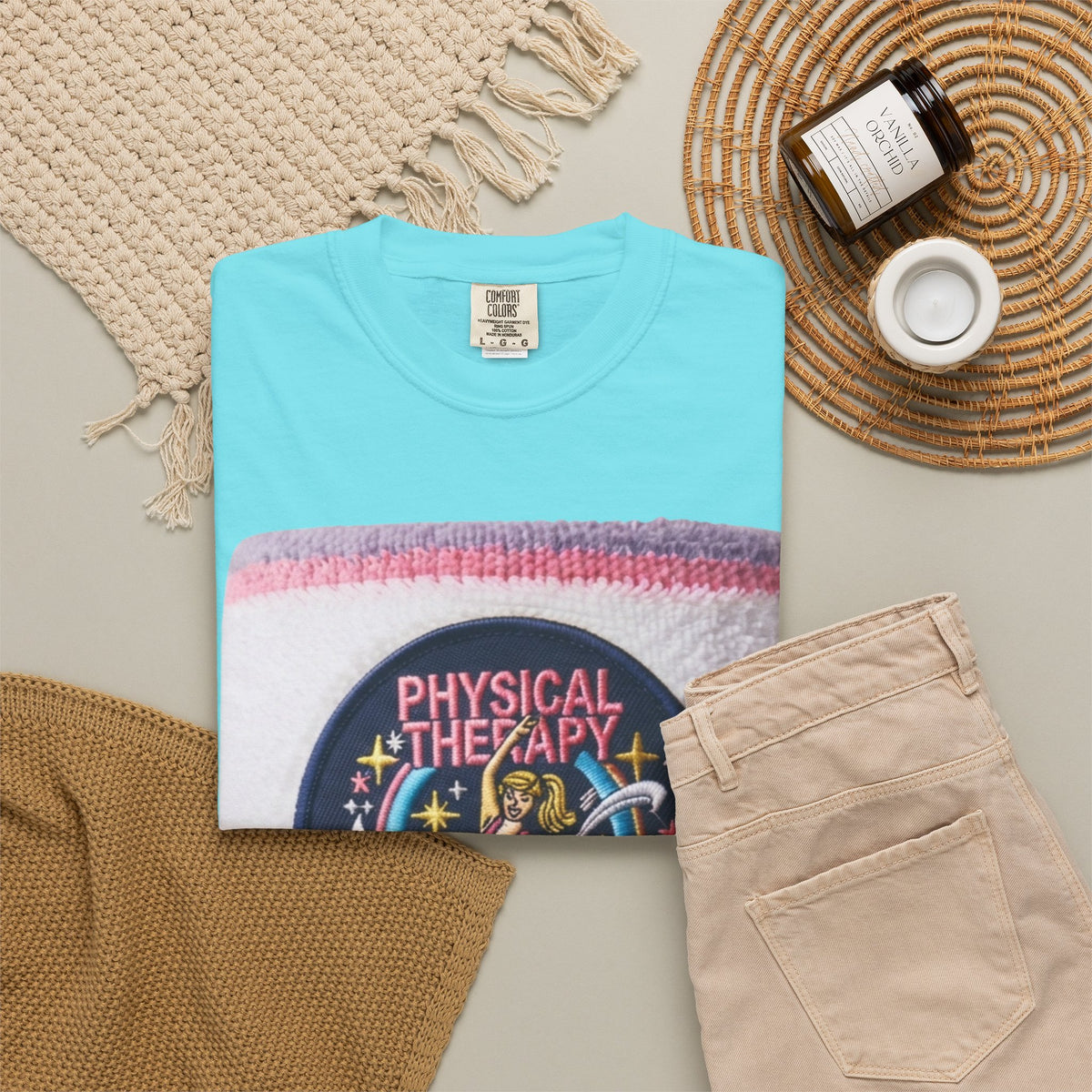 "Let's Get Physical" Unisex Garment-Dyed Tee