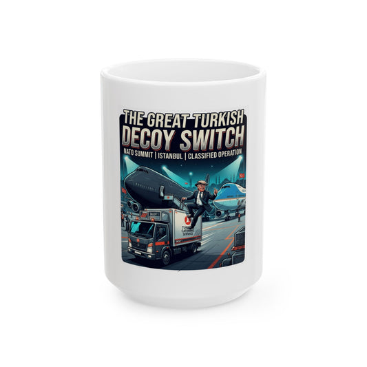 "Decoy Switch" White Ceramic Mug