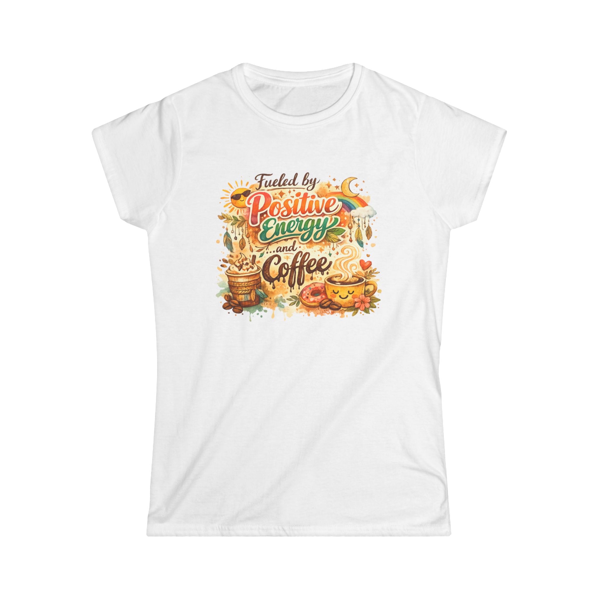 Positive Energy (It's Just Coffee) | Women's Tee — AttitudeShirts