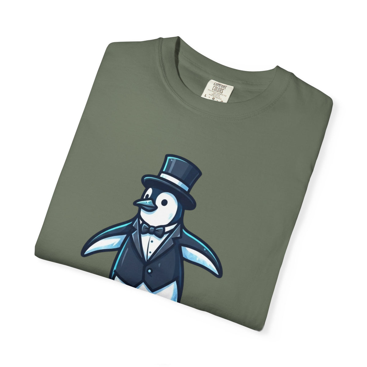 "Penguin Credible" Unisex Garment-Dyed Tee