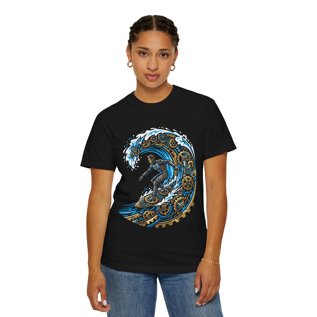 "Time Surfer" Unisex Garment-Dyed Tee