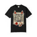 "Lesser Evil" Unisex Garment-Dyed T-shirt