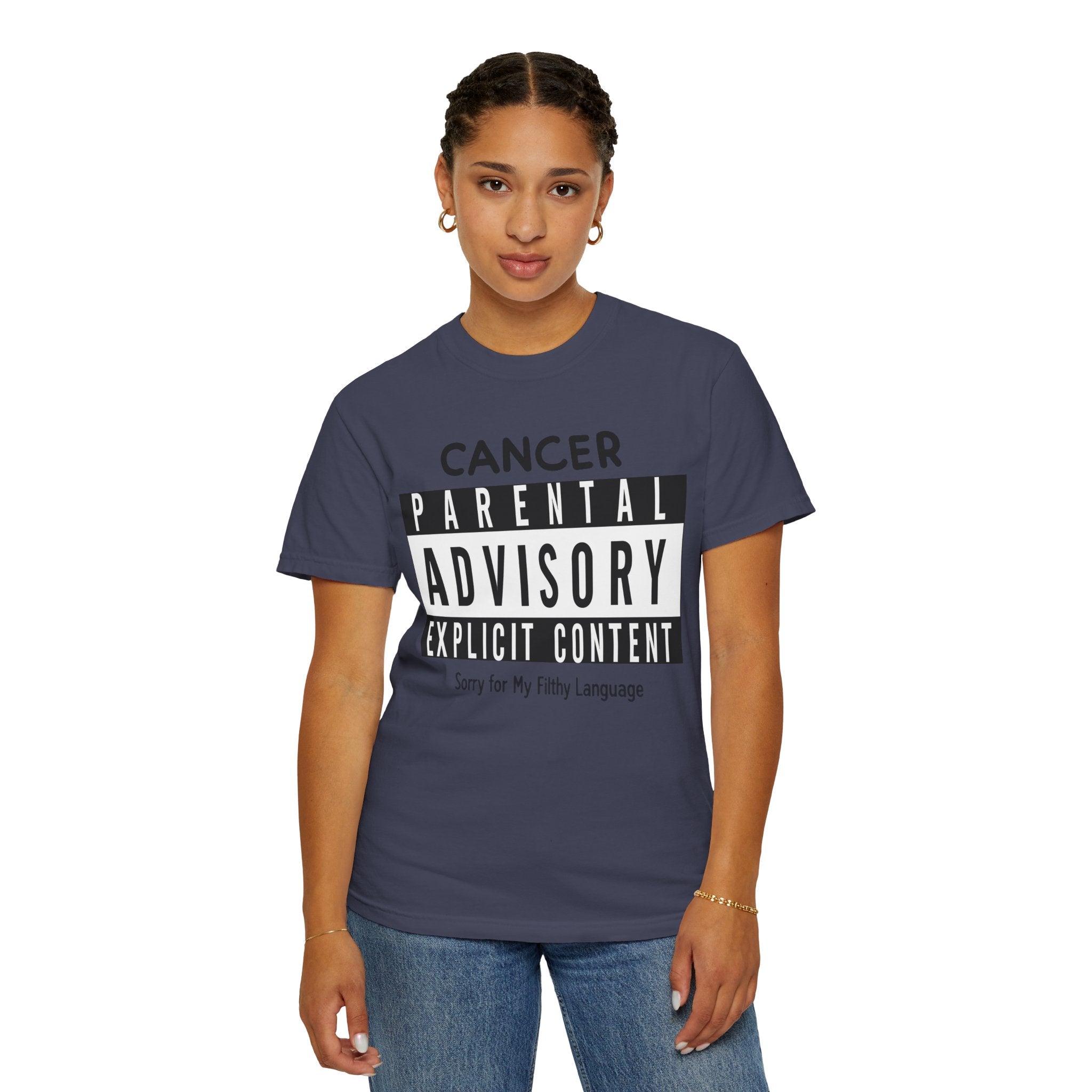 "Sorry For My Filthy Language" Unisex Garment-Dyed T-shirt