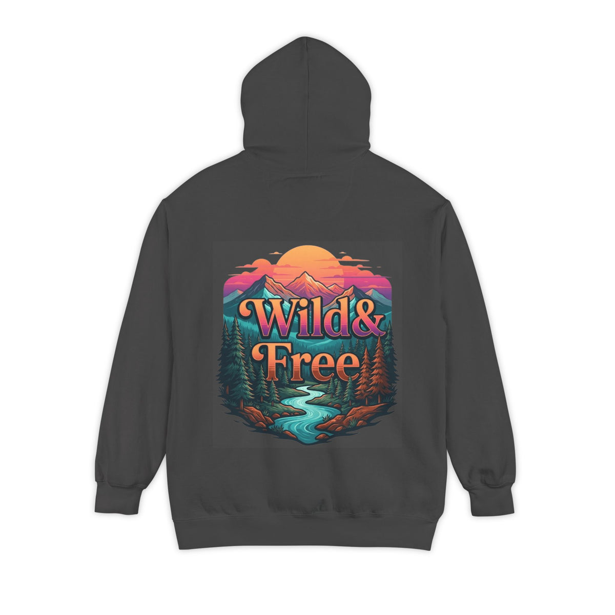 Color: Pepper | Wild & Free Garment-Dyed Hoodie