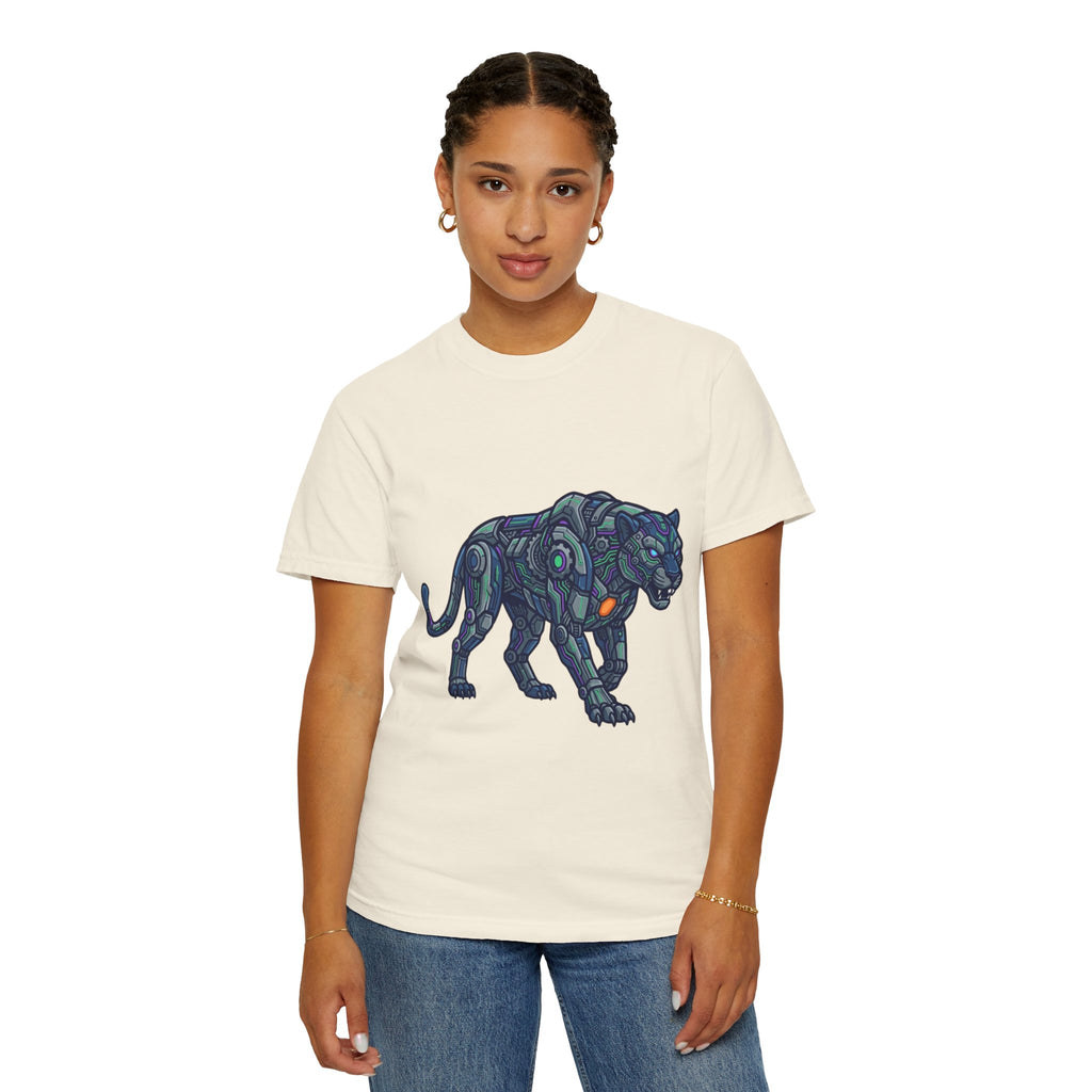 "Cyber Panther" Unisex Garment-Dyed Tee