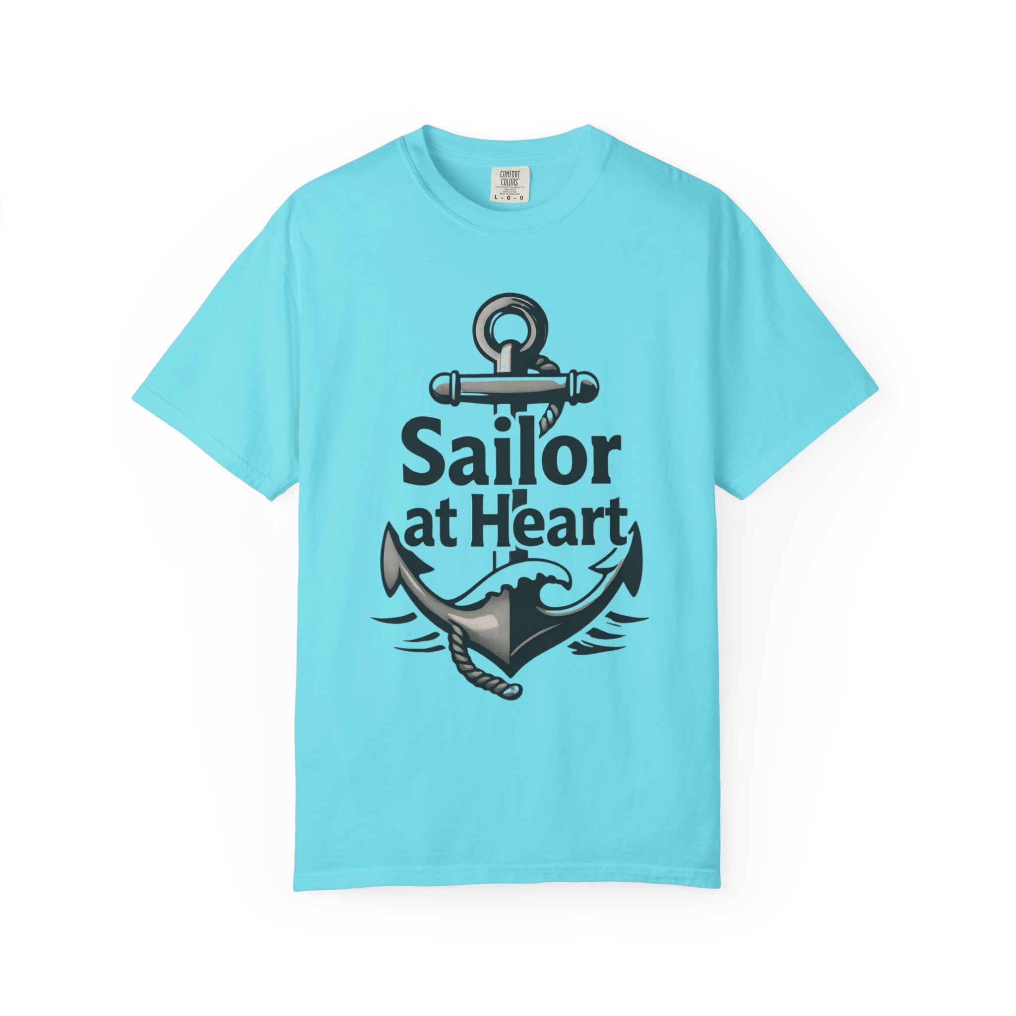 "Sailor at Heart-2" Unisex Garment-Dyed T-shirt