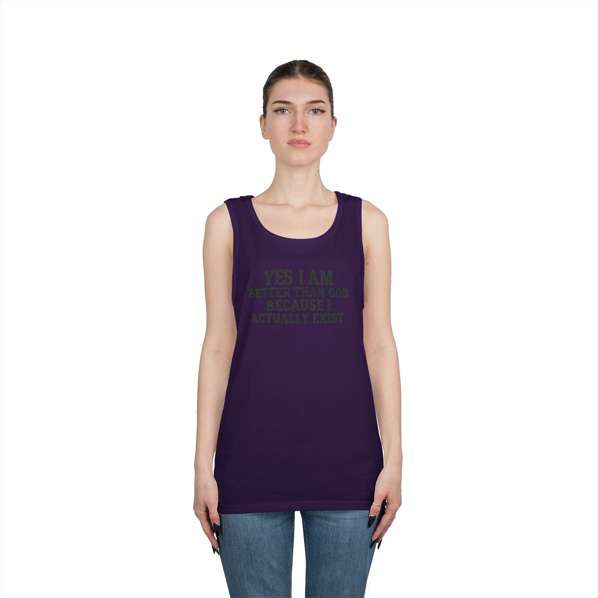 "Better than God" Tank Top