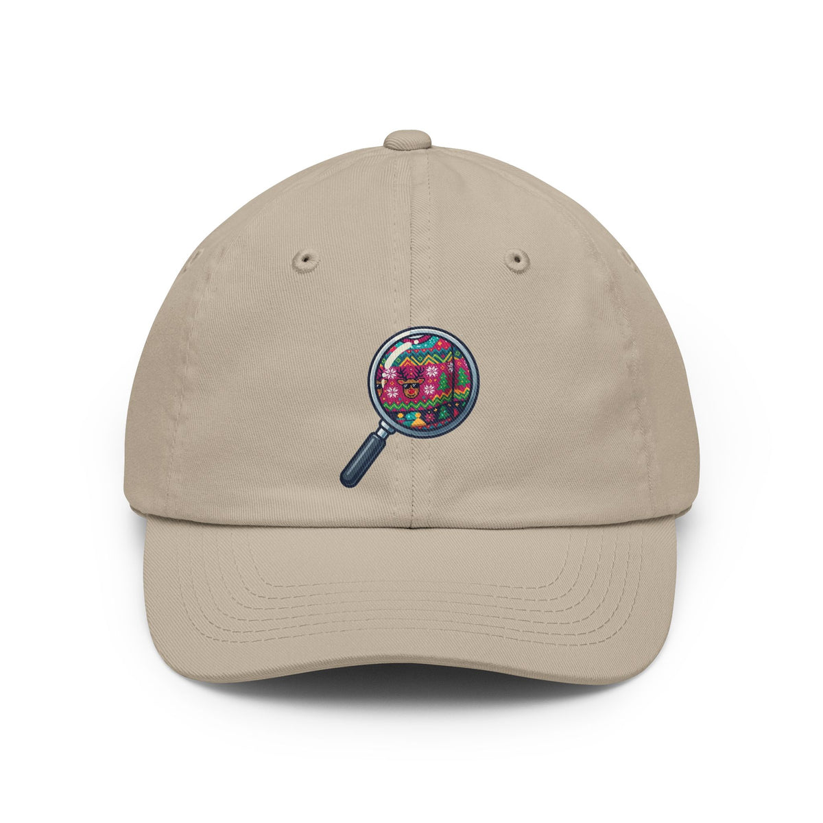 Color: Stone | Ugly Sweater Dad Hat — Graphic