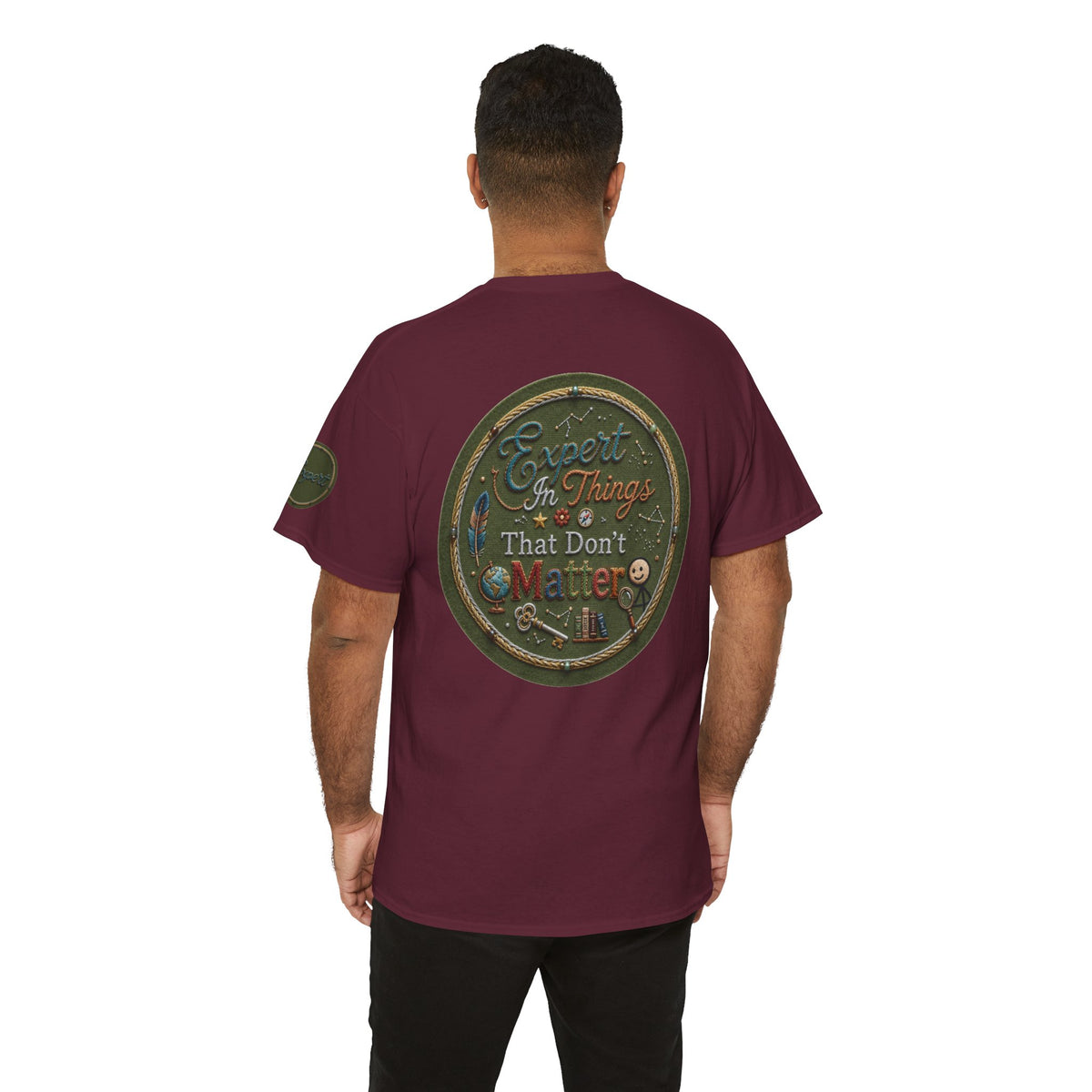 Color: Maroon | Expert In Things That Don't Matter Premium Graphic Tee