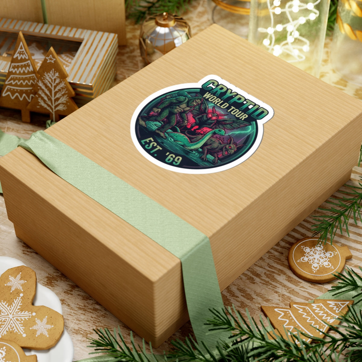 "Puzizia (Global-Cryptid Mashup) Cryptid World Tour" Sticker