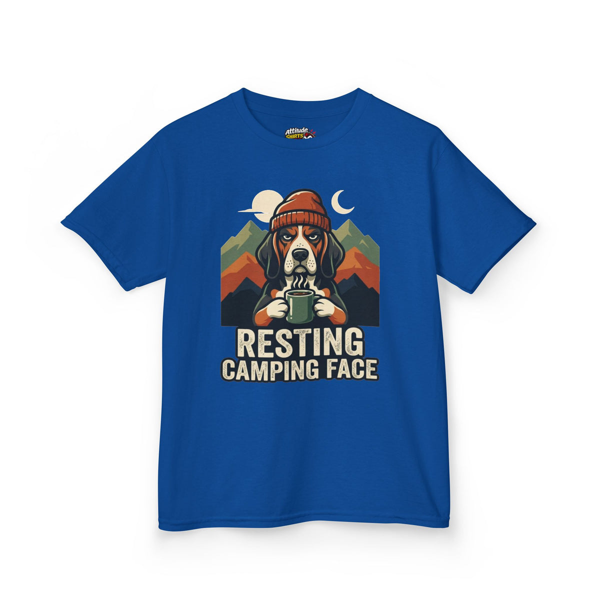"Resting Camping Face" Kids Tee