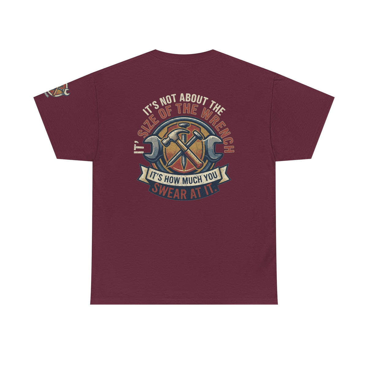 Color: Maroon | Size Matters Premium Graphic Tee