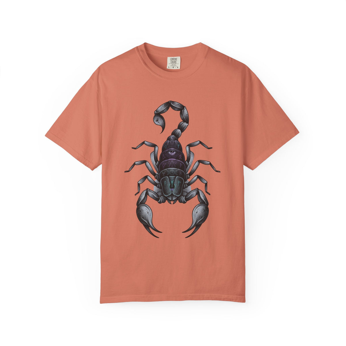 "Scorpio The Mystical Scorpion" Unisex Garment-Dyed Tee