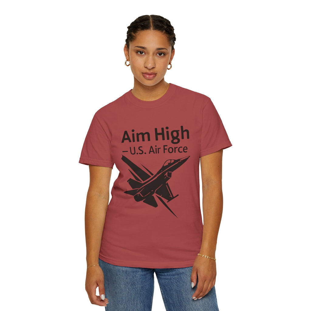 "Aim High" Unisex Garment-Dyed T-shirt