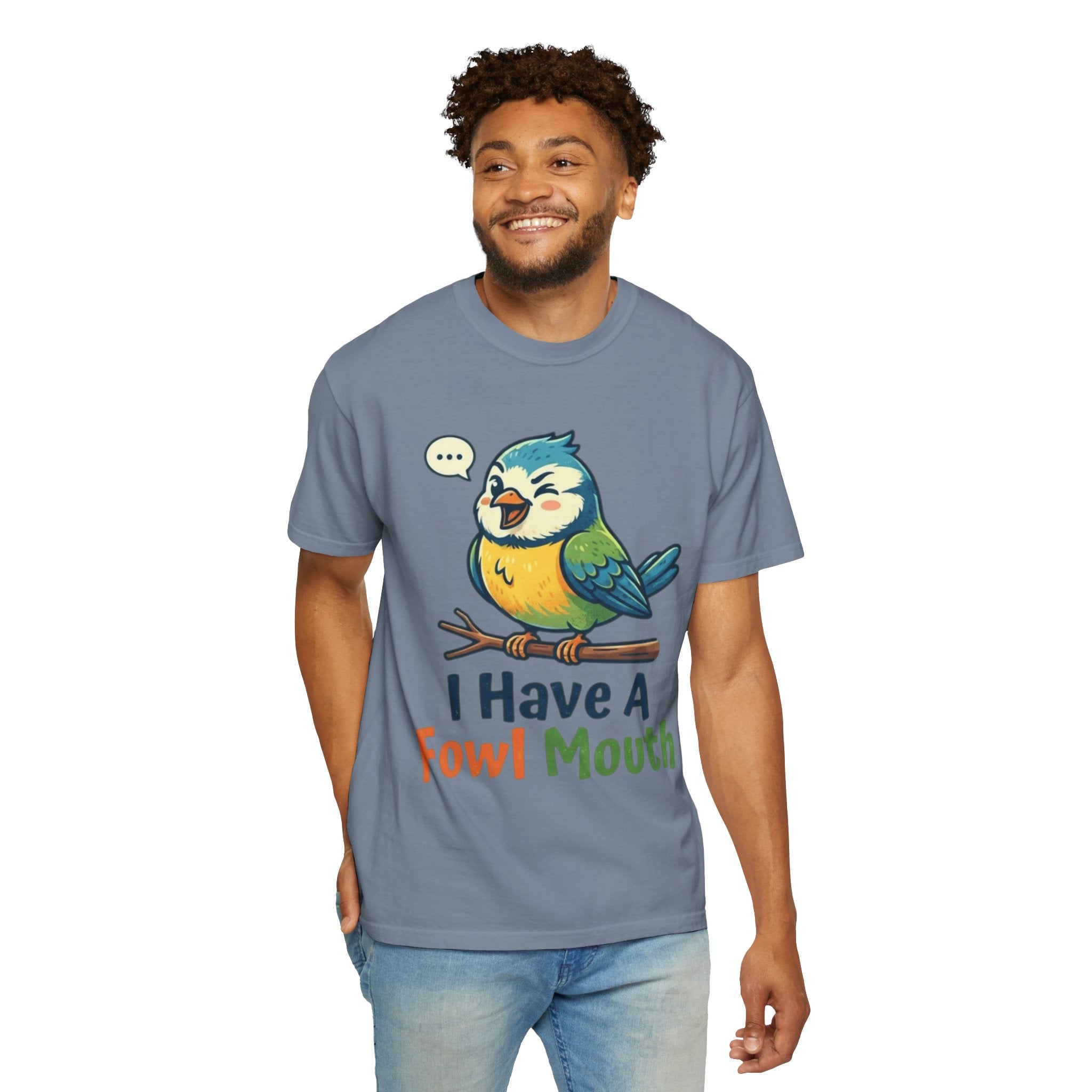 "Fowl Mouth" Unisex Garment-Dyed Tee